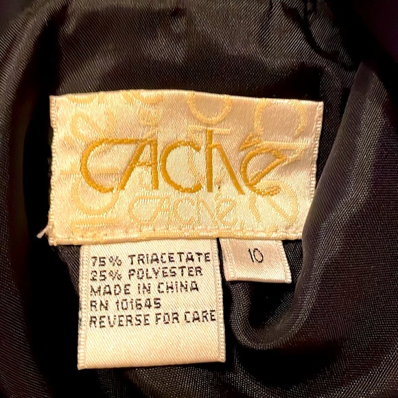 NWT Cache evening gown.  Black.  Backless. Beaded. Size 10.Sexy Bling. - Picture 16 of 16